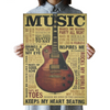 Free - Music Guitar Vintage Poster