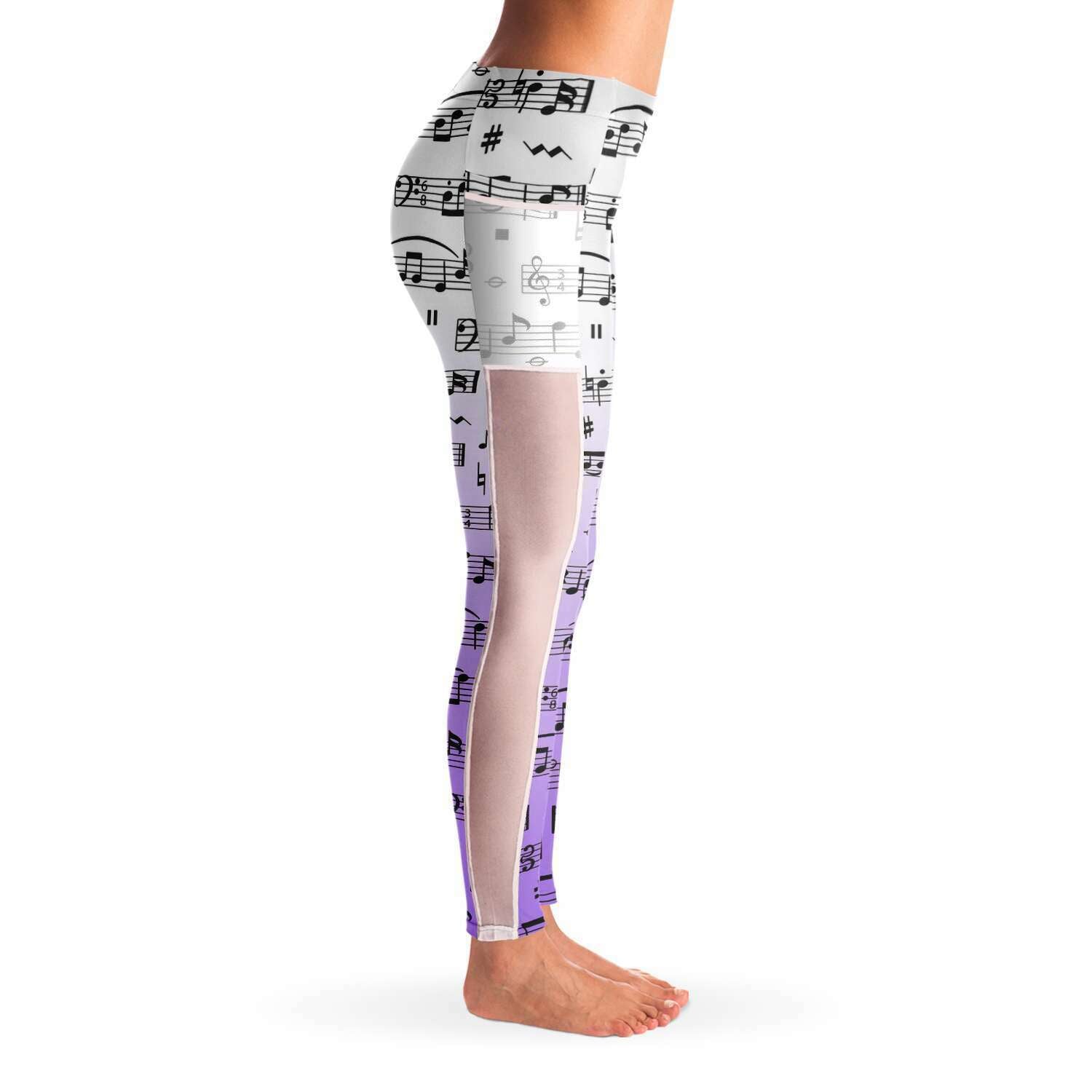 Music Notes Pocket Leggings