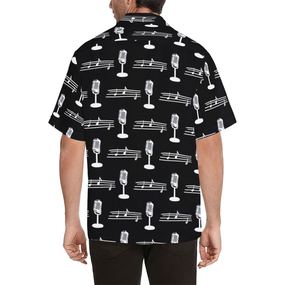Music Microphone Hawaiian Shirt