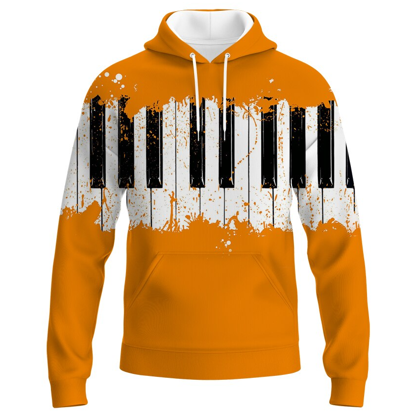 Musical 3D Design Hoodie