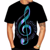 Treble Clef Music Black T-shirt