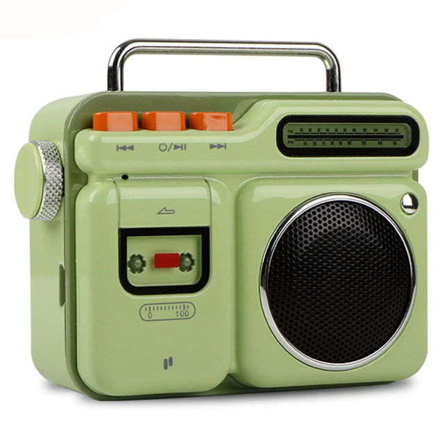 Retro Mini Radio Shape Bluetooth Speaker