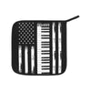 Piano Keys American Flag Oven Mitt