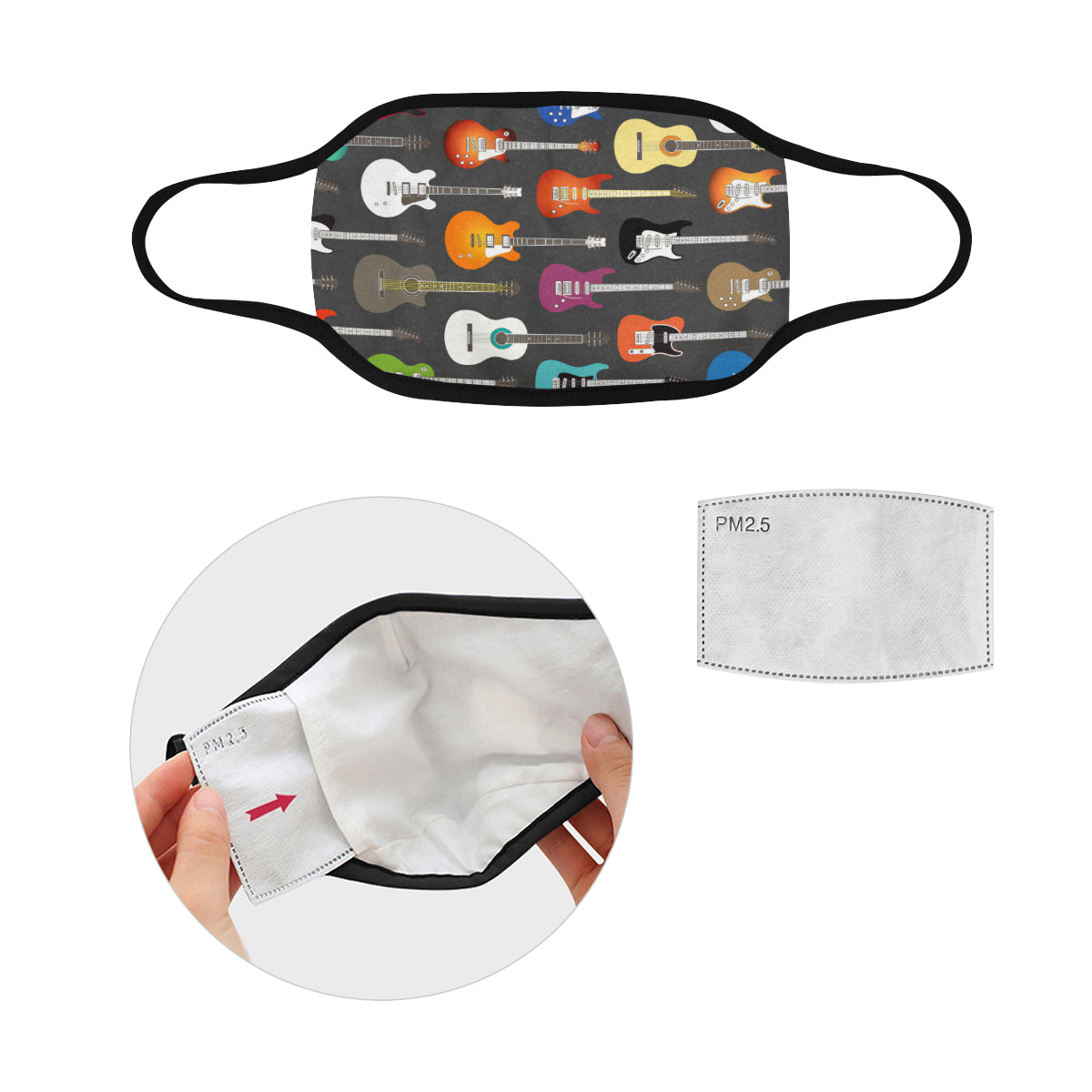 Guitar Collection Mask