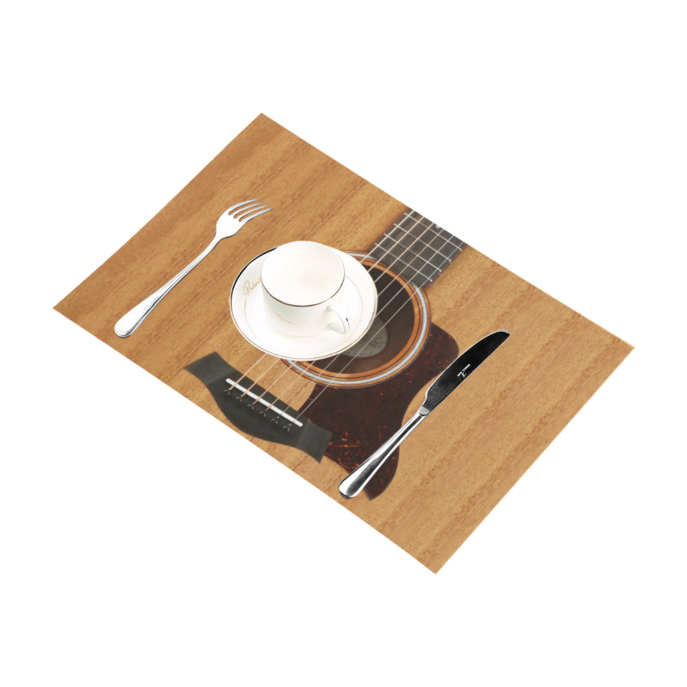 Wood Guitar Placemats (Set of 4)