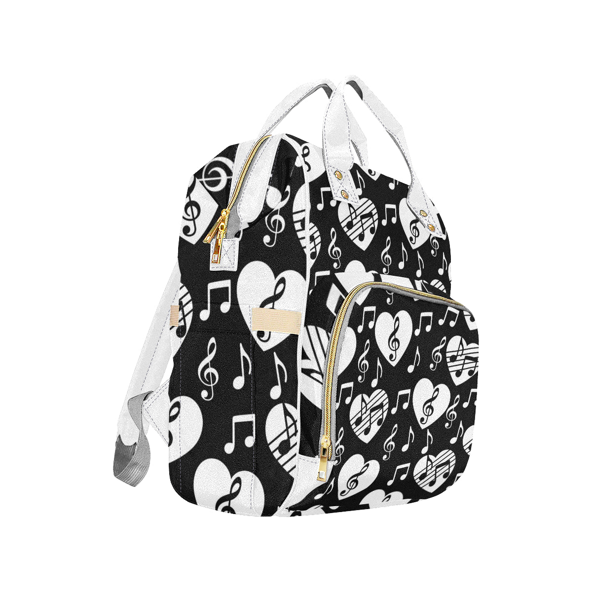 Music Notes Heart Backpack - { shop_name }} - Review