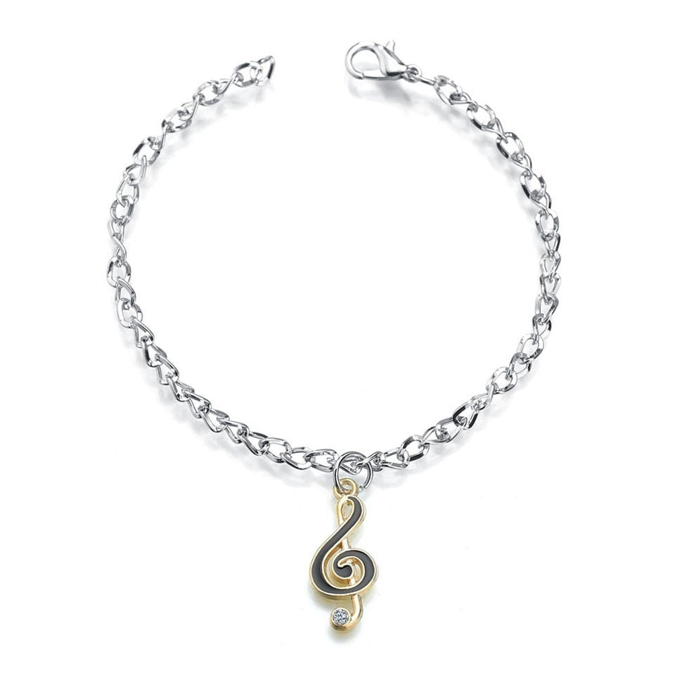 Couple Treble Clef Bracelets