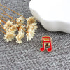 Red/Blue Music Note Brooch