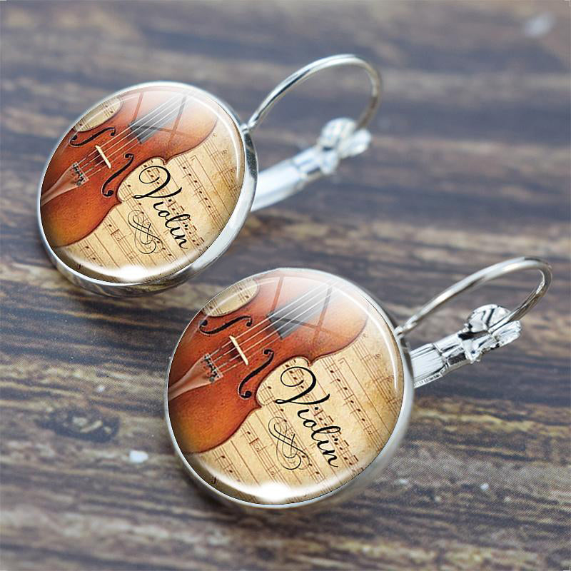 Free - Vintage Music Instruments Earrings