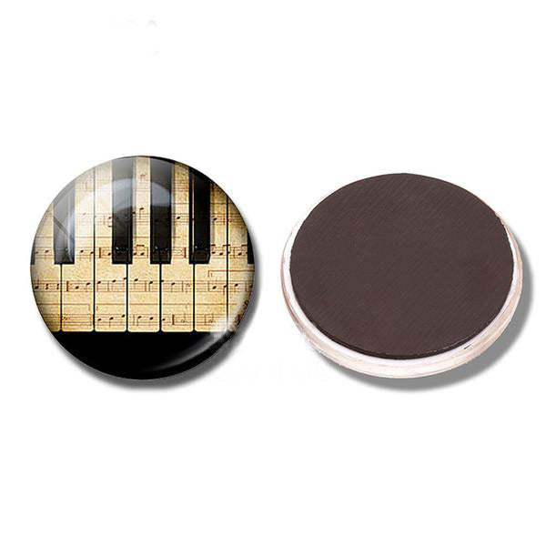 Guitar Retro Vinyl Record Fridge Magnet