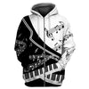 Piano Music B&W Sweatshirt/Hoodie