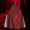 Piano Music Hooded Cloak