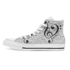 Love Music Canvas High Tops