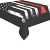 Flute American Flag Tablecloth