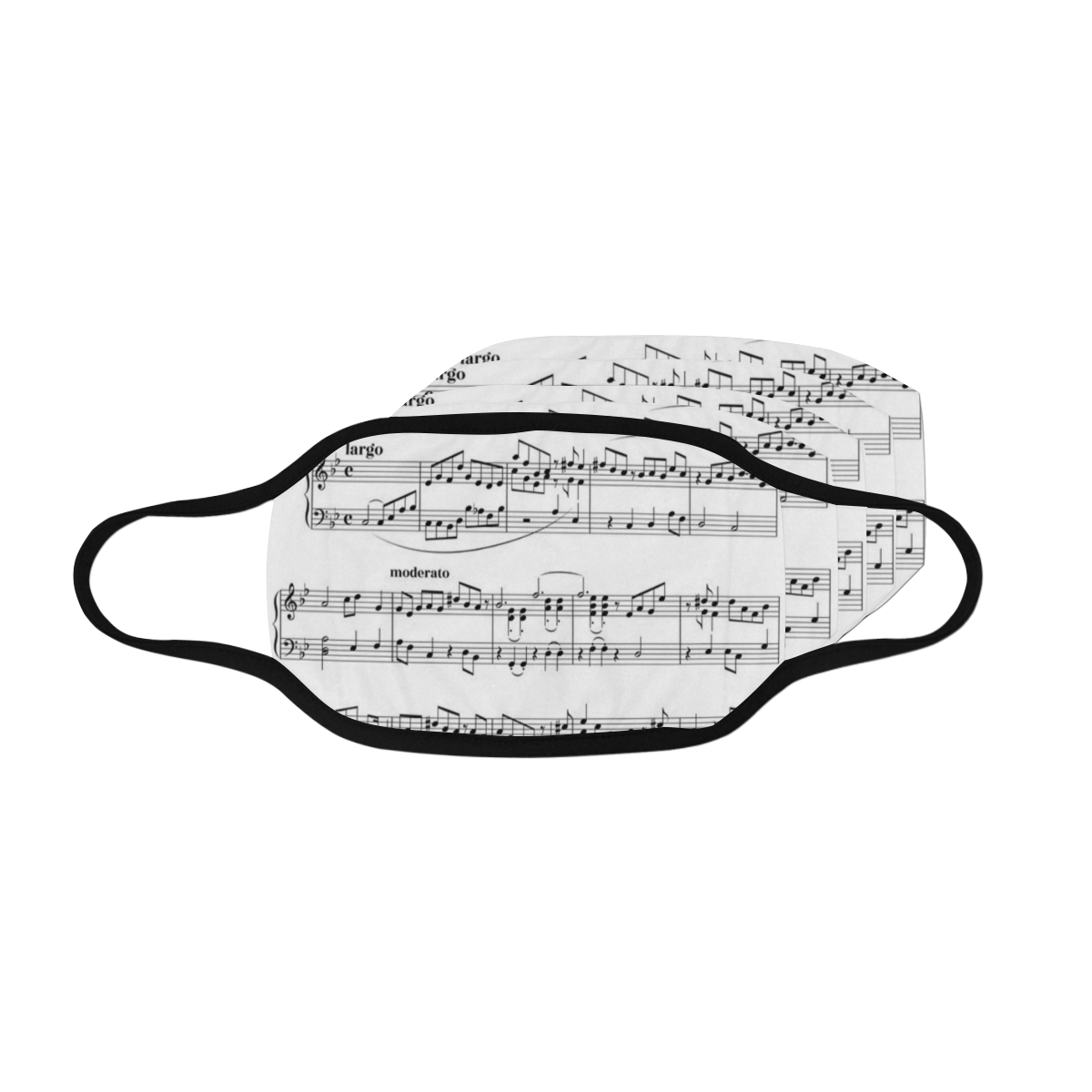 Music Note Sheet Mask