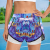 Piano Keys Purple Sports Shorts