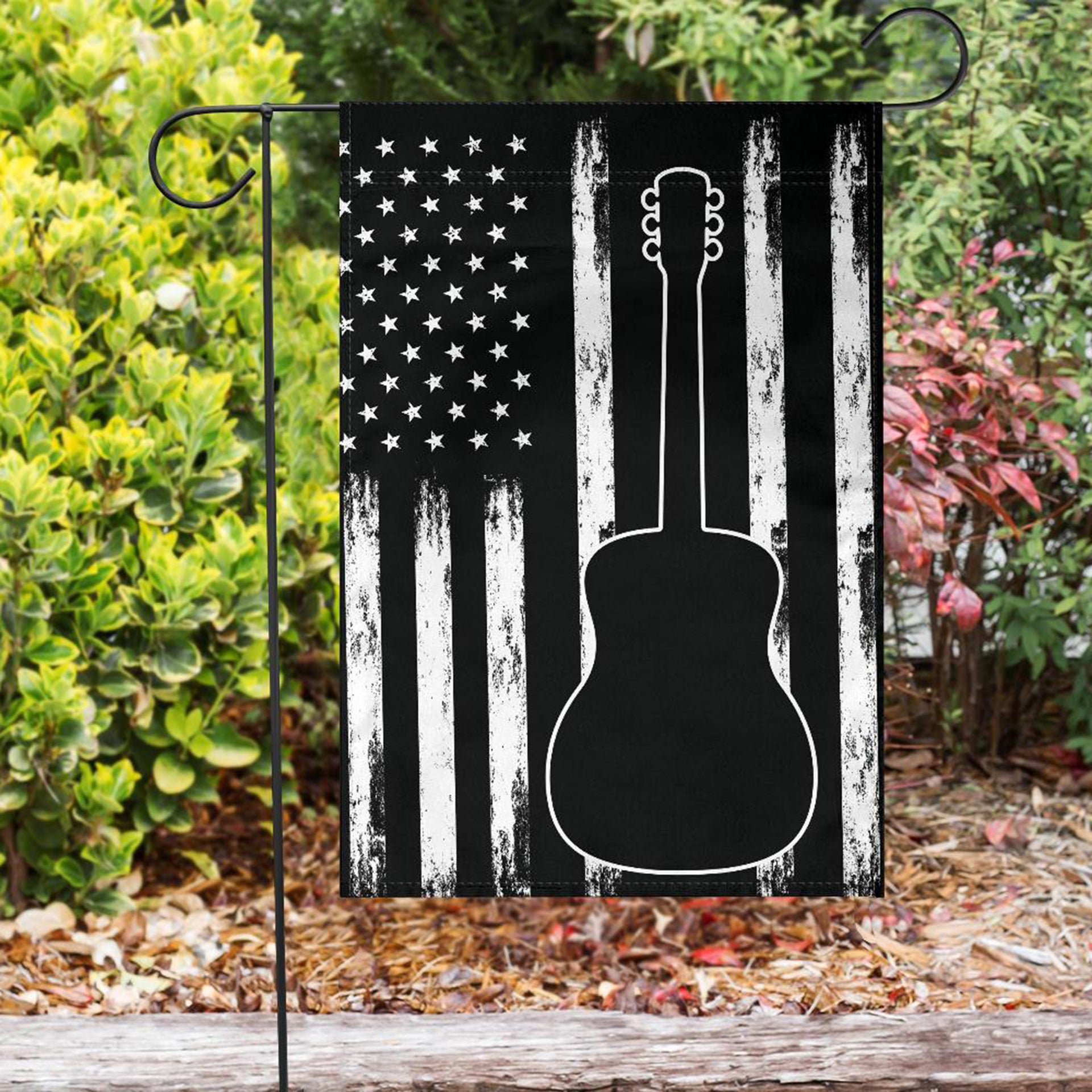Guitar American Flag