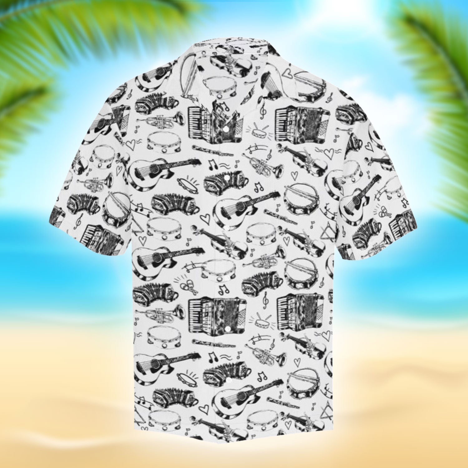 Music Instrument Art Hawaiian Shirt