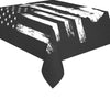 Saxophone American Flag Tablecloth