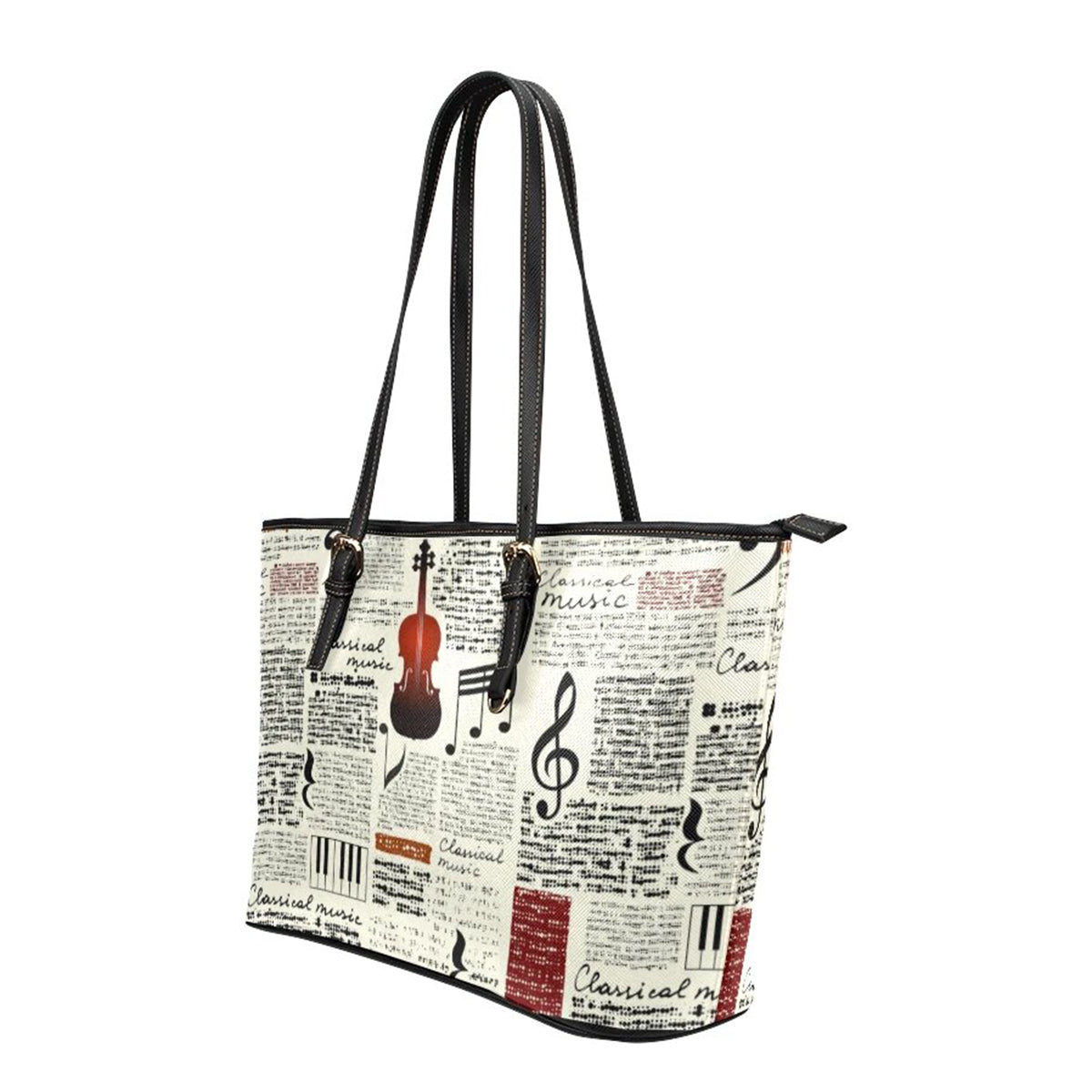 Violin Leather Handbag