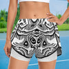 Piano Keys Black Sports Shorts