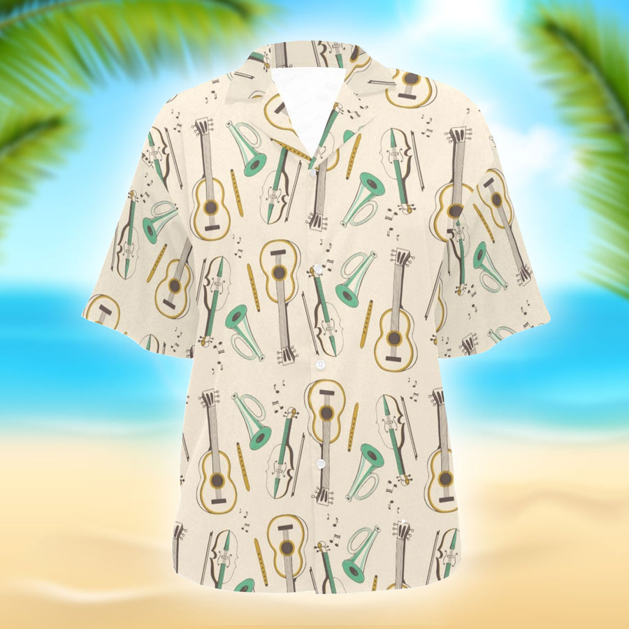 Music Instruments Hawaiian Shirt