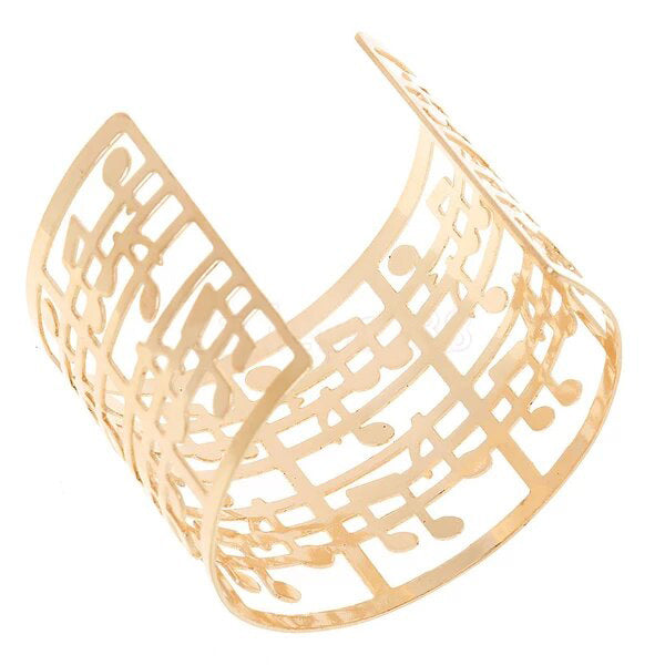 Free - Punk Music Notes Bangle
