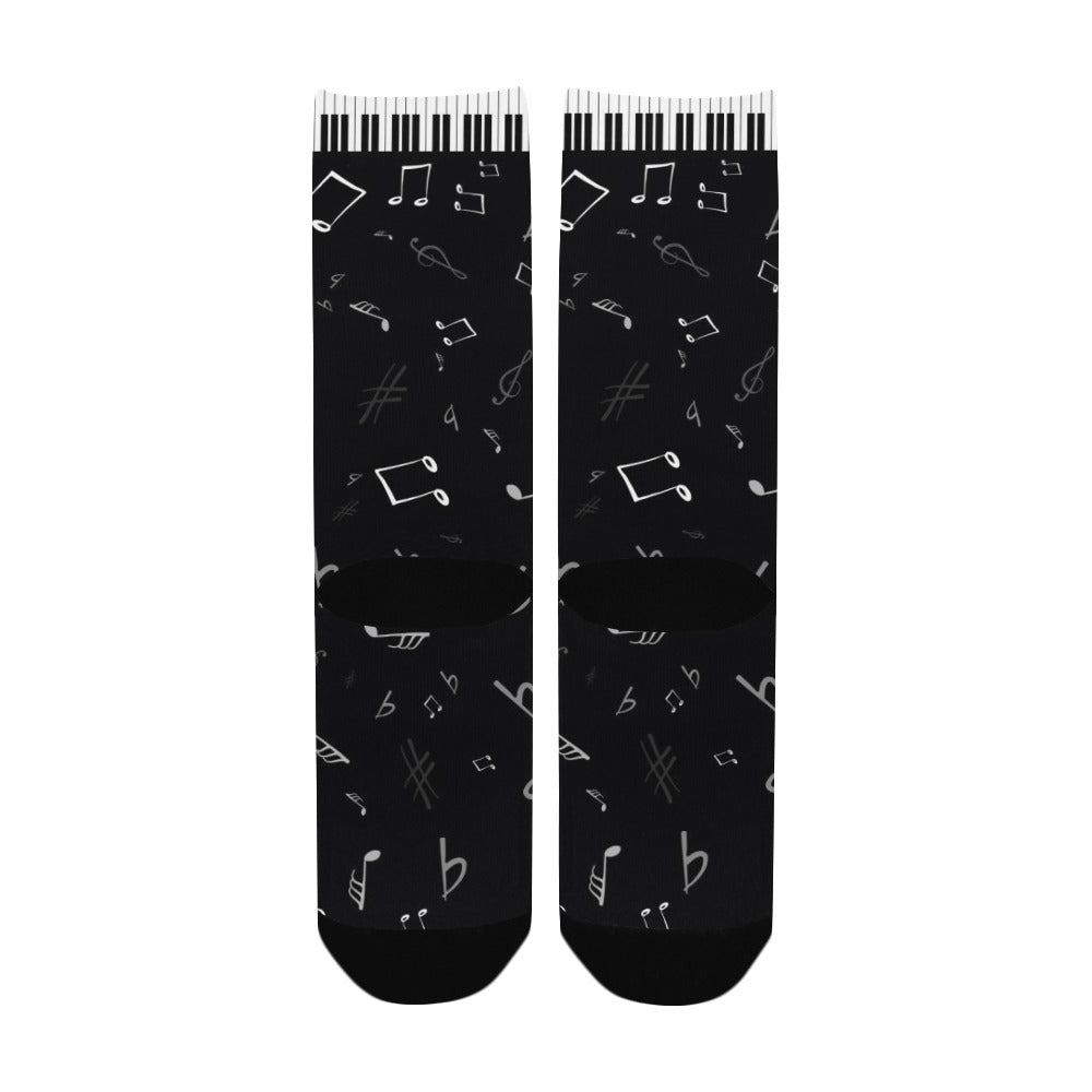 Piano Music Notes Women's Socks
