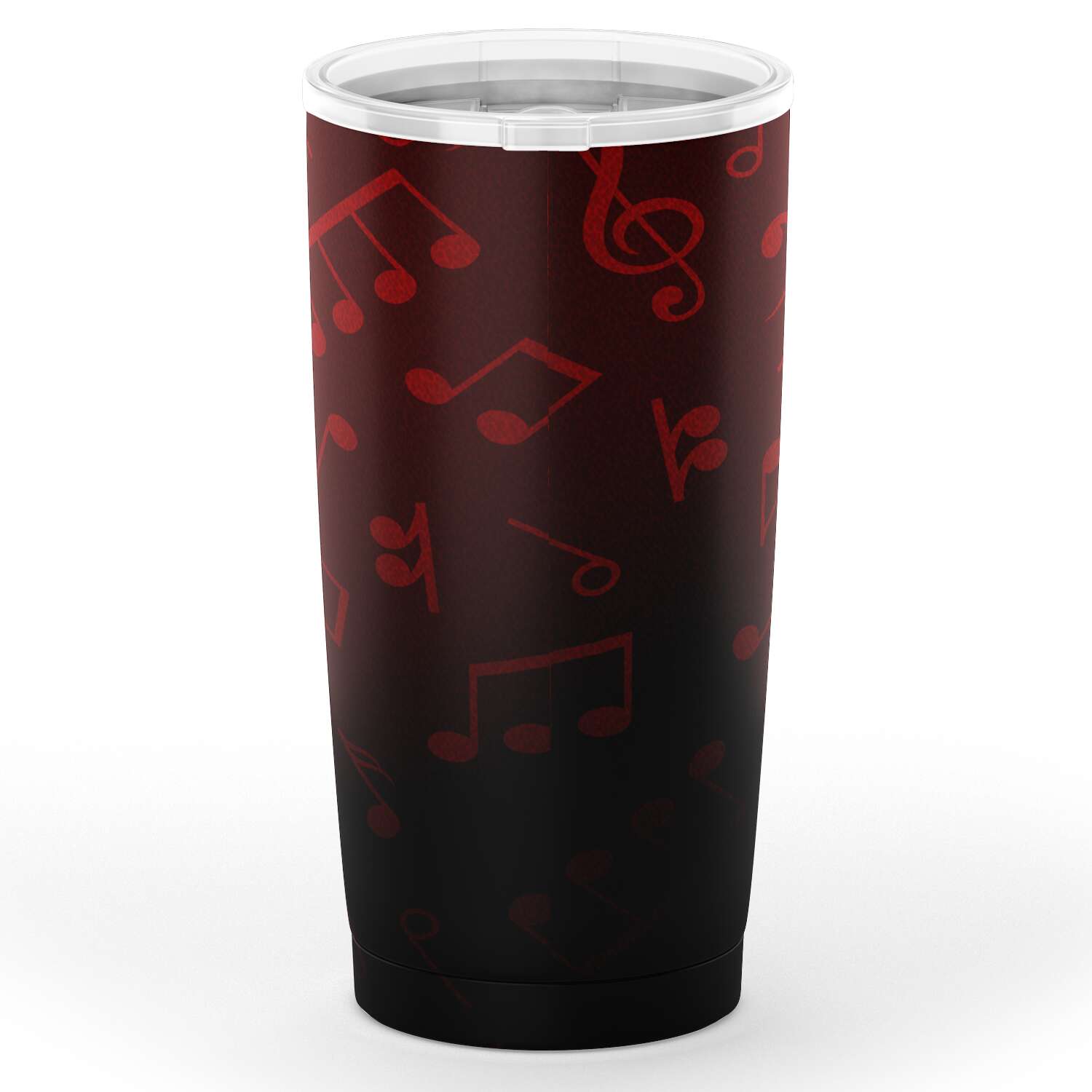 Music Notes Red Tumbler