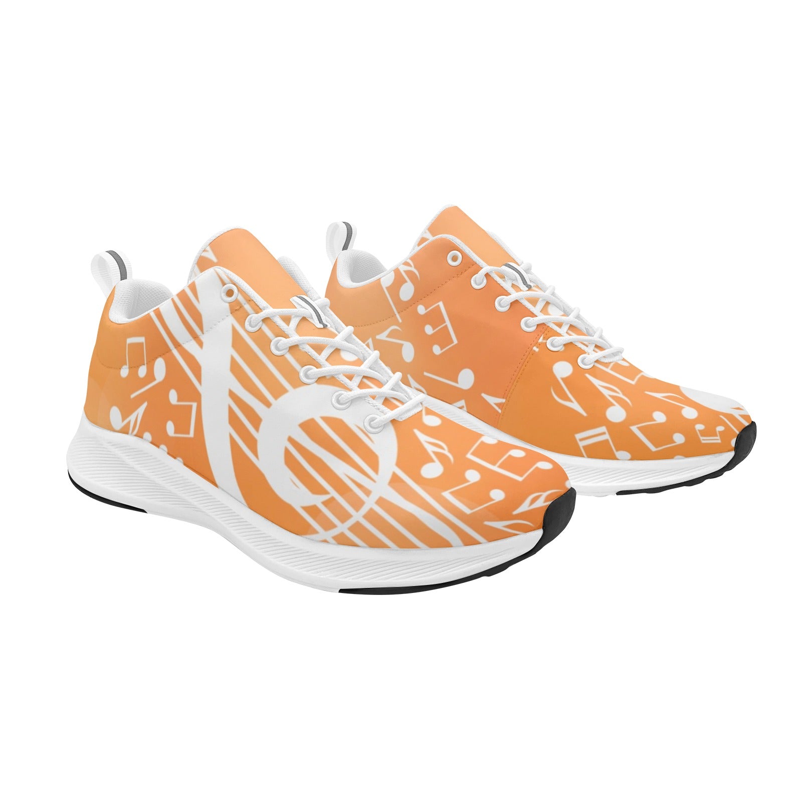 Orange Treble Clef Women's Alpha Running Shoes