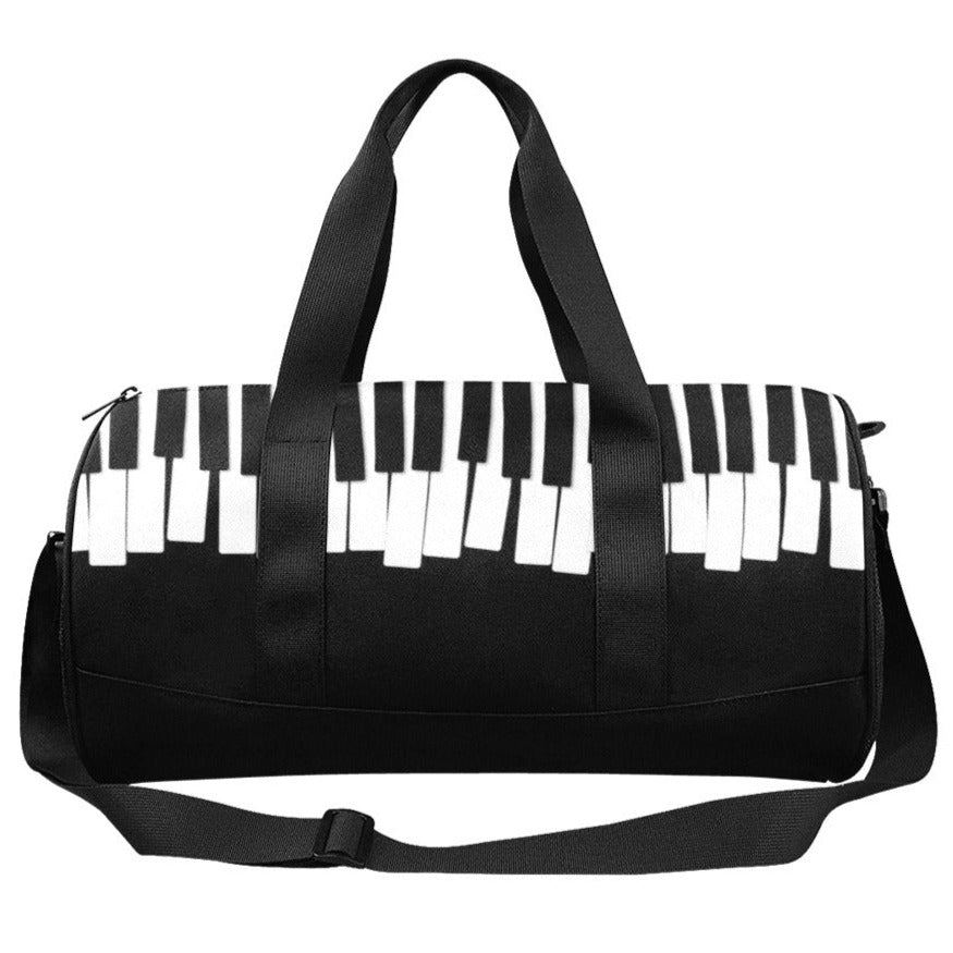 Piano Keys Black Travel Bag