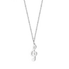 Music Notes Silver-Color Necklace