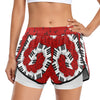Music Piano Red Sports Shorts