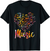 Colorful Heart & Music T-shirt