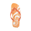 Orange Music Flip Flops (Unisex)