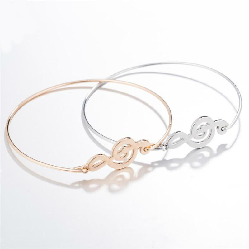 Treble Clef Bangle