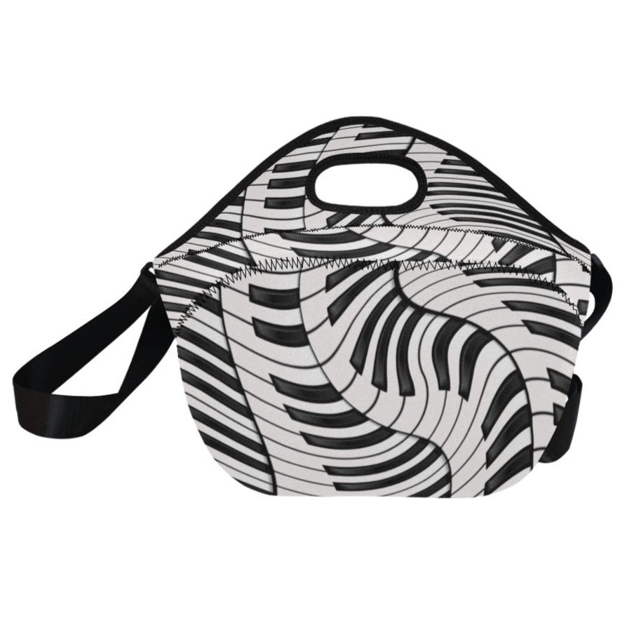 Piano Keys Curve Neoprene Lunch Bag