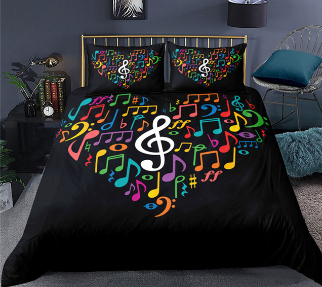 Luxury Music Guitar Bedding Set