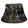 Musical Black Bucket Hat