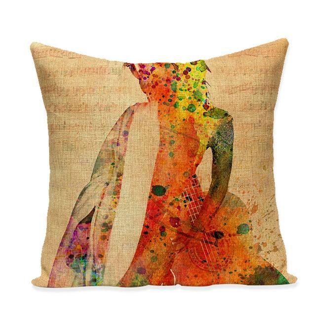 Music Guitar Saxophone Pillowcases