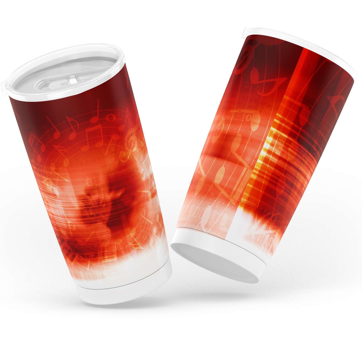 Music Notes Graphical Tumbler