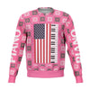 Piano Christmas Pink Sweatshirt