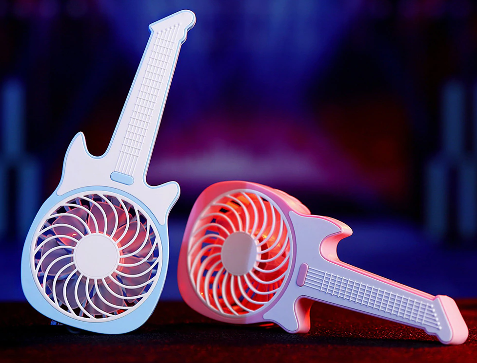 Guitar Mini Charging Fan