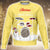 Christmas Begin With Drum Songs Yellow Sweatshirt