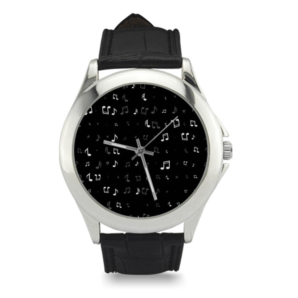 Music Notes Strap Watch