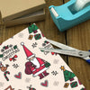 Saxophone Christmas Gift Wrapping Paper