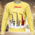 Christmas Begin With Saxophone Songs Yellow Sweatshirt