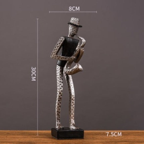 Nordic Music Band Character Sculpture