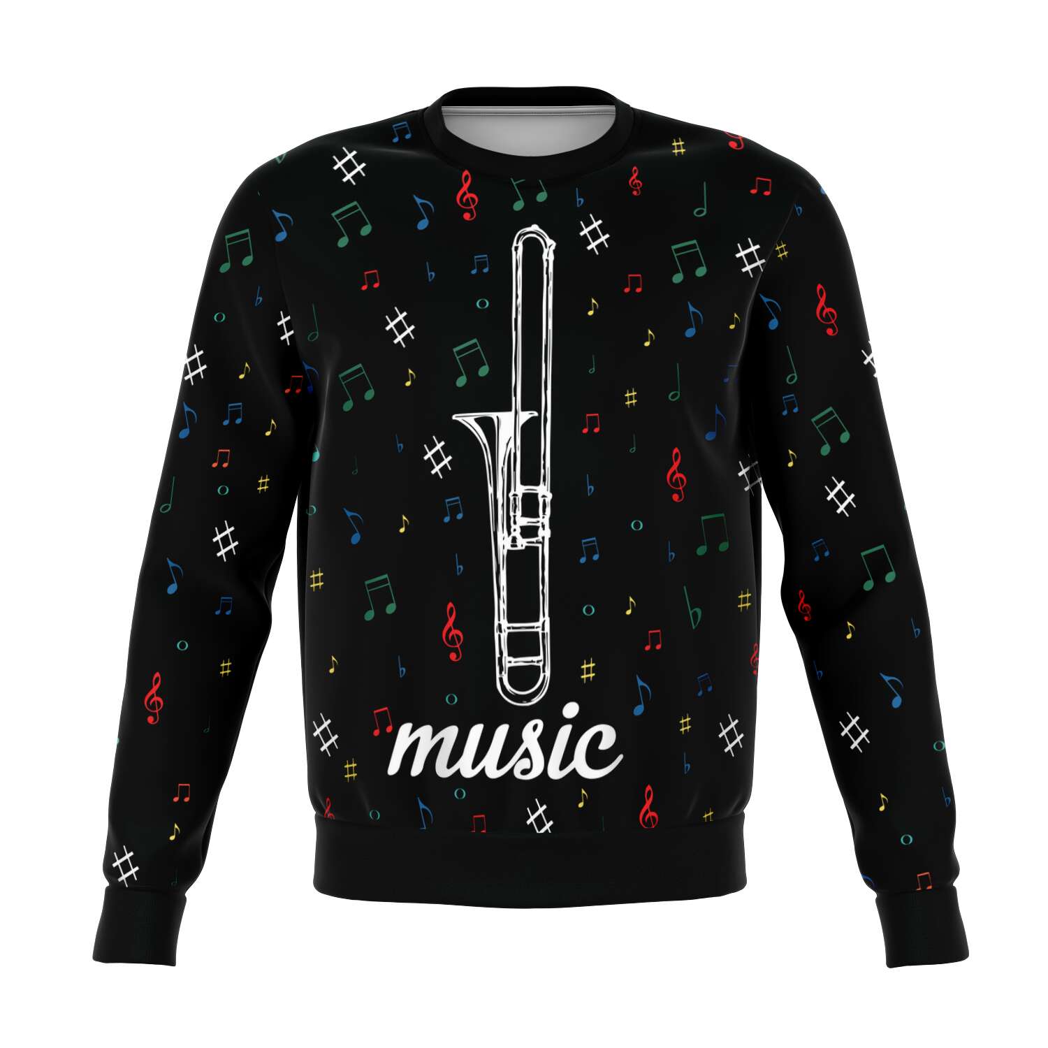 Trombone Black Sweatshirt