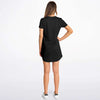 Piano Keys Cross T-Shirt Dress